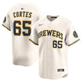 Nestor Cortes Milwaukee Brewers Nike Home Limited Player Jersey - Cream