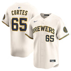 Nestor Cortes Milwaukee Brewers Nike Home Limited Player Jersey - Cream