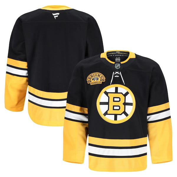 Boston Bruins  100th Anniversary Authentic Pro Jersey - Black