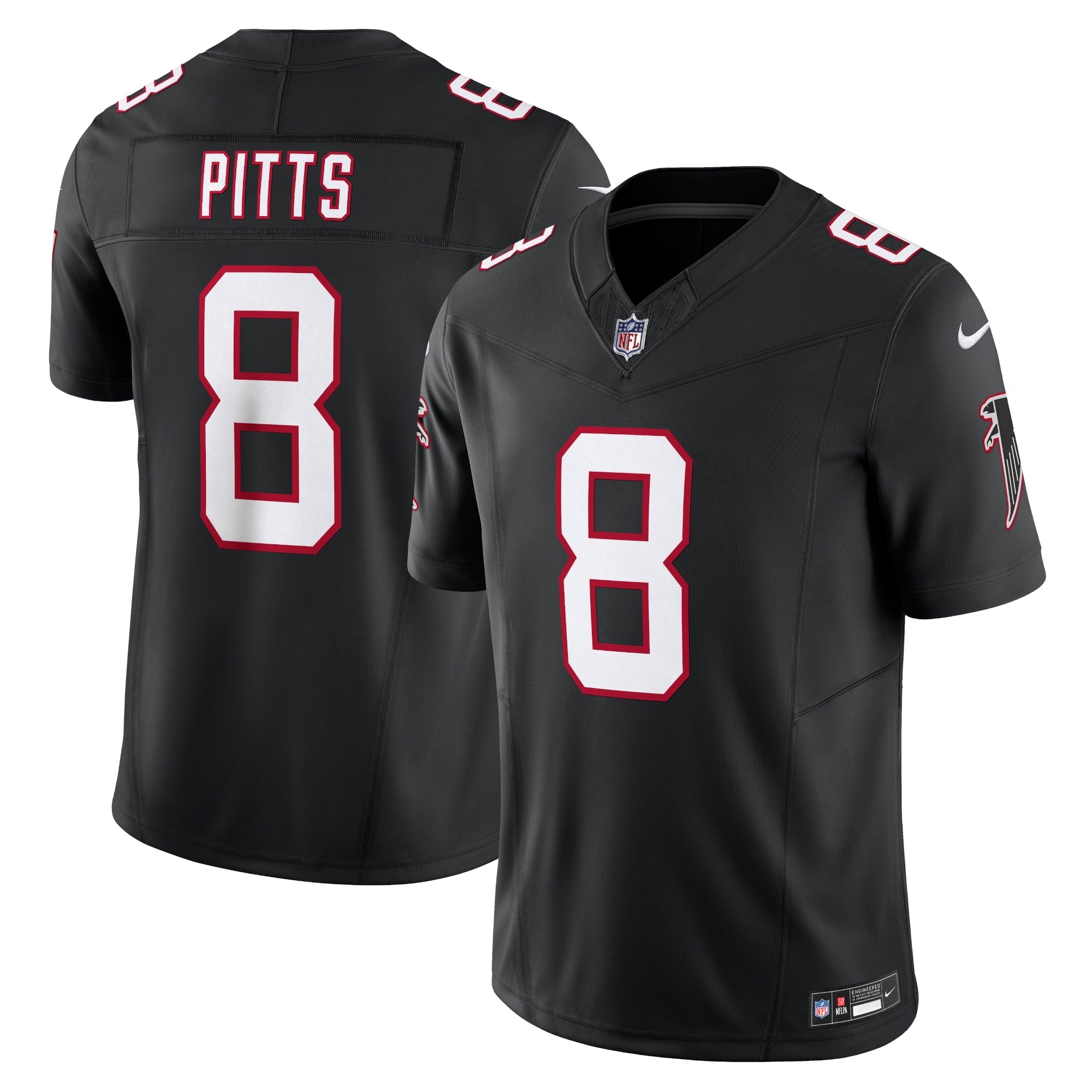 Kyle Pitts Atlanta Falcons Nike Vapor F.U.S.E. Limited Jersey - Red/Black/White