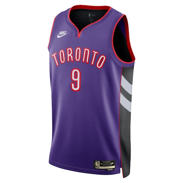 RJ Barrett Toronto Raptors Nike Unisex 2024/25 Swingman Jersey - Purple - Classic Edition