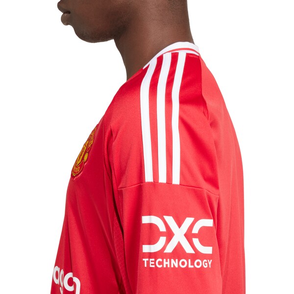 Manchester United adidas 2024/25 Home Long Sleeve Replica Jersey - Red