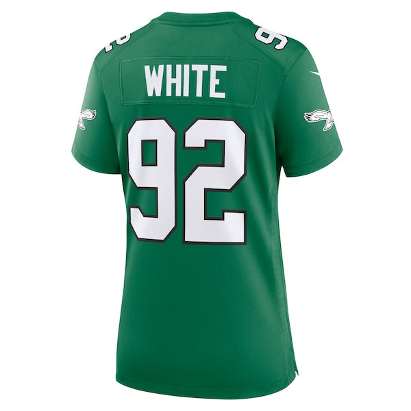 Reggie White Philadelphia Eagles Nike Women's Alternate Game Jersey - Kelly Green