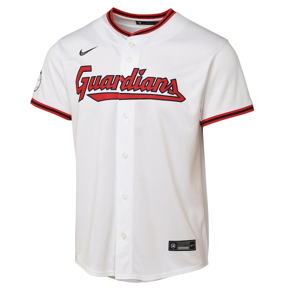 Jose Ramirez Cleveland Guardians Nike Youth Home Limited Player Jersey - White/Cobalt