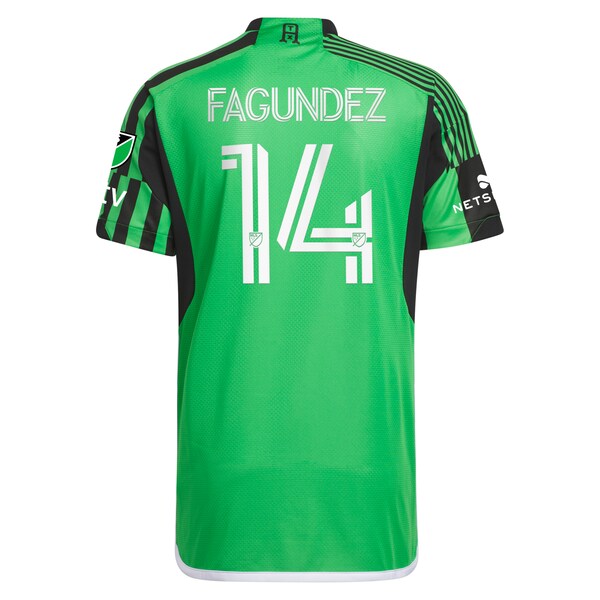 Diego Fagundez Austin FC adidas 2024 Las Voces Kit Authentic Jersey - Green