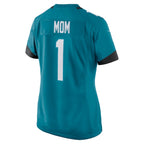 Number 1 Mom Jacksonville Jaguars Nike Women's Game Jersey - Teal