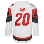 Sebastian Aho Carolina Hurricanes Youth Away Replica Player Jersey - White