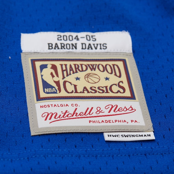 Baron Davis Golden State Warriors  Hardwood Classics 2004/05 Swingman Jersey - Royal