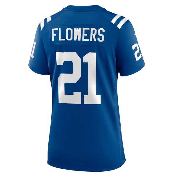 Dallis Flowers Indianapolis Colts Nike Women's Game Jersey -  Royal