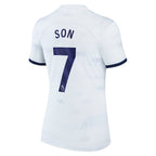 Son Heung-min Tottenham Hotspur Nike Women's Home 2023/24 Replica Player Jersey - White/Navy/Tan