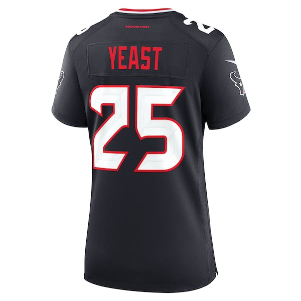 Russ Yeast Houston Texans Nike Women's Team Game Jersey -  Navy