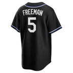 Freddie Freeman Los Angeles Dodgers Nike  Youth Lights Out Replica Player Jersey - Black