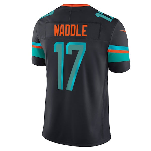 Jaylen Waddle Miami Dolphins Nike 2025 Rivalries Collection Limited Jersey - Pitch Blue