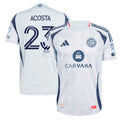Kellyn Acosta Chicago Fire adidas 2025 The Municipal Kit Authentic Player Jersey - Light Blue