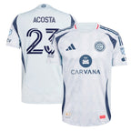 Kellyn Acosta Chicago Fire adidas 2025 The Municipal Kit Authentic Player Jersey - Light Blue