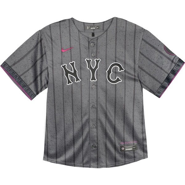 Francisco Lindor New York Mets Nike Toddler 2024 City Connect Limited Player Jersey - Graphite