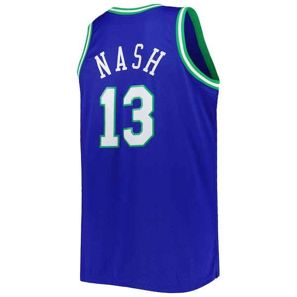 Steve Nash Dallas Mavericks Big & Tall Hardwood Classics 1998/99 Swingman Jersey - Blue