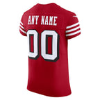 San Francisco 49ers Nike Alternate Vapor F.U.S.E. Elite Custom Jersey - Scarlet