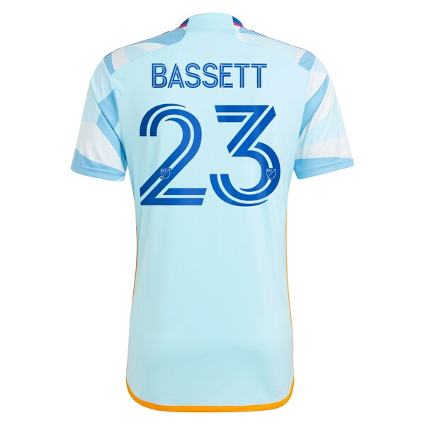 Cole Bassett Colorado Rapids adidas 2024 New Day Kit Replica Jersey - Light Blue