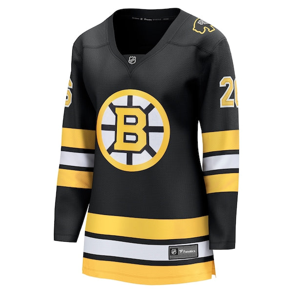 Andrew Peeke Boston Bruins  Women's Home Breakaway Player Jersey - Black