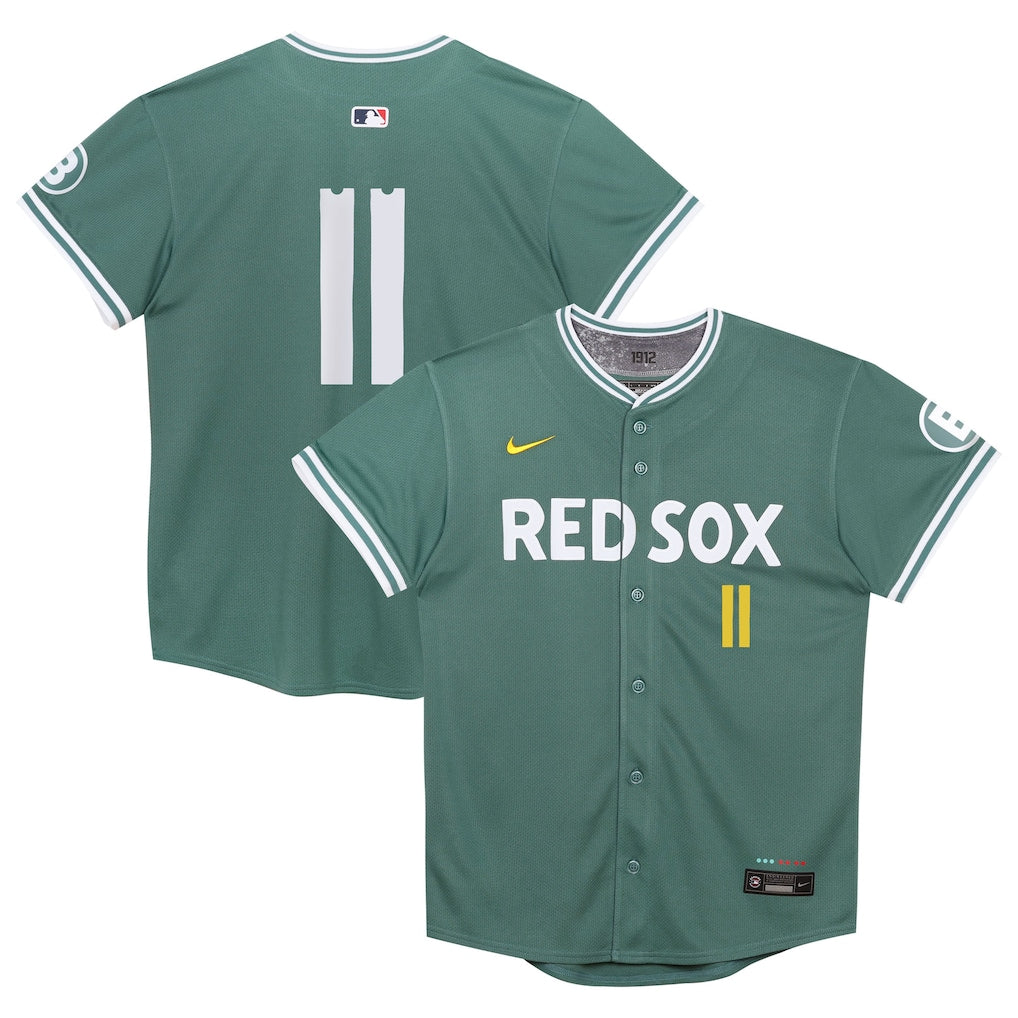 Rafael Devers Boston Red Sox Nike Preschool 2025 City Connect Limited Player Jersey - Green