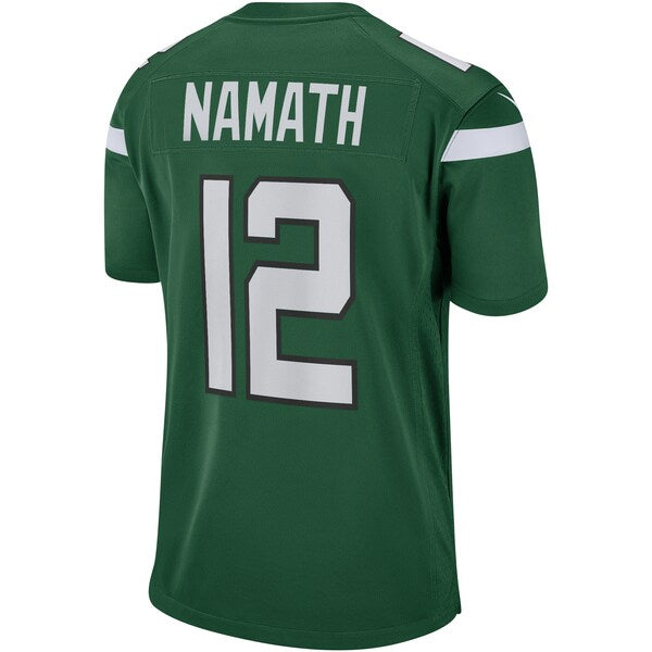 Joe Namath New York Jets Nike Game Retired Player Jersey - Gotham Green/White