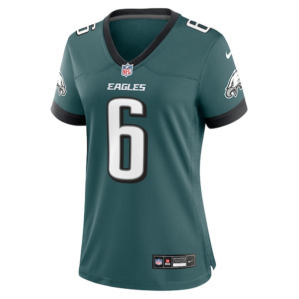DeVonta Smith Philadelphia Eagles Nike Women's Team Game Jersey - Midnight Green/Black