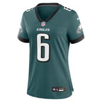 DeVonta Smith Philadelphia Eagles Nike Women's Team Game Jersey - Midnight Green/Black