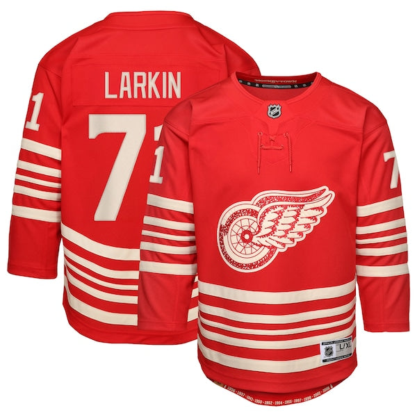 Dylan Larkin Detroit Red Wings Youth Centennial Replica Player Jersey - Red