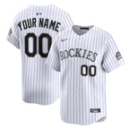 Colorado Rockies Nike Youth Home Custom Limited Jersey - White