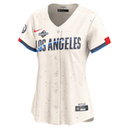 Los Angeles Dodgers Nike Women's 2025 World Series City Connect Limited Jersey - Cream