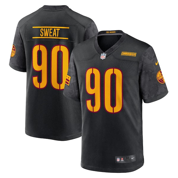 Montez Sweat Washington Commanders Nike Alternate Game Player Jersey - Black/White