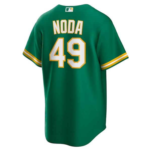 Ryan Noda Oakland Athletics Nike Alternate Replica Jersey - Kelly Green/White