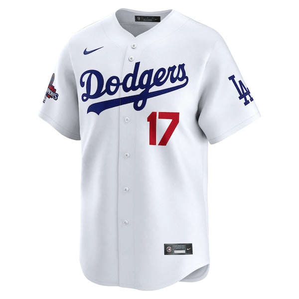 Shohei Ohtani Los Angeles Dodgers Nike 2024 World Series Champions Japanese Characters Limited Player Jersey - White