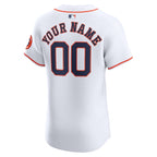 Houston Astros Nike Home Elite Custom Jersey - White