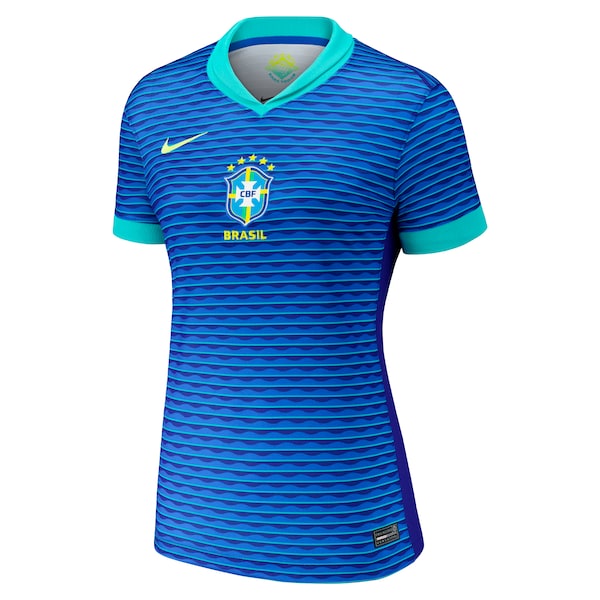 Brazil National Team Nike Women's 2024 Away Stadium Replica Jersey – Blue