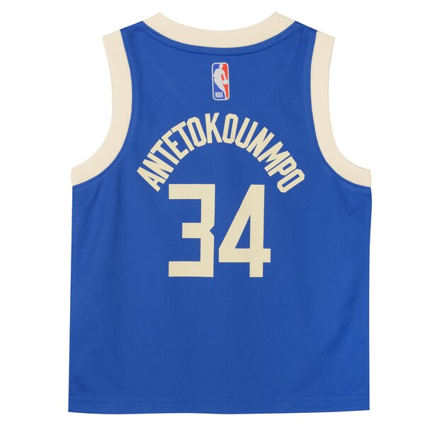 Giannis Antetokounmpo Milwaukee Bucks Nike Toddler 2024/25 Swingman Player Jersey - City Edition - Royal