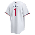 Minnesota Twins Nike #1 Dad Home Replica Jersey - White