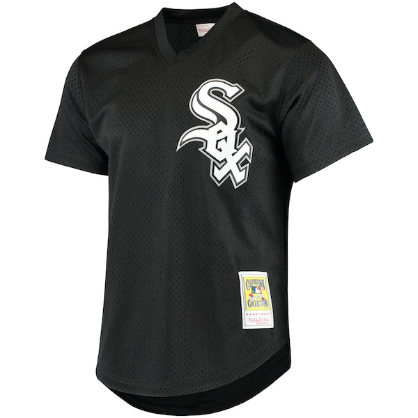 Frank Thomas Chicago White Sox Cooperstown Mesh Batting Practice Jersey - Black