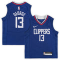 Paul George LA Clippers Preschool Nike 2020/21 Fast Break Replica Jersey - Royal - Icon Edition
