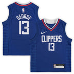Paul George LA Clippers Preschool Nike 2020/21 Fast Break Replica Jersey - Royal - Icon Edition