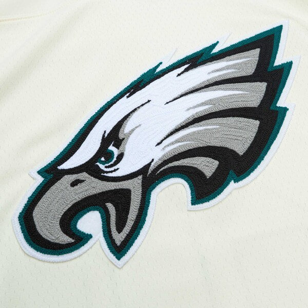 Brian Dawkins Philadelphia Eagles Chainstitch Legacy Jersey - Cream