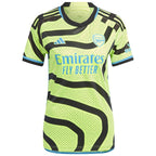 Martin Odegaard Arsenal adidas Women's 2023/24 Away Replica Player Jersey - Yellow/Green/Red