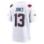 Jack Jones New England Patriots Nike Game Player Jersey - White/Navy