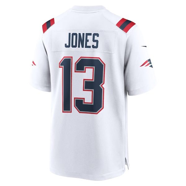 Jack Jones New England Patriots Nike Game Player Jersey - White/Navy