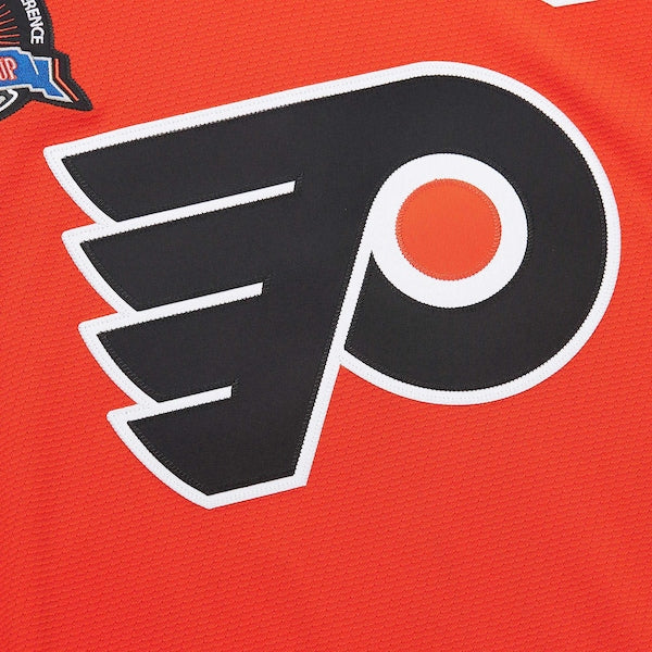 Eric Lindros Philadelphia Flyers 1996-97 Power Play Jersey - Orange/White
