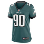 Jordan Davis Philadelphia Eagles Nike Women's Team Game Jersey - Midnight Green