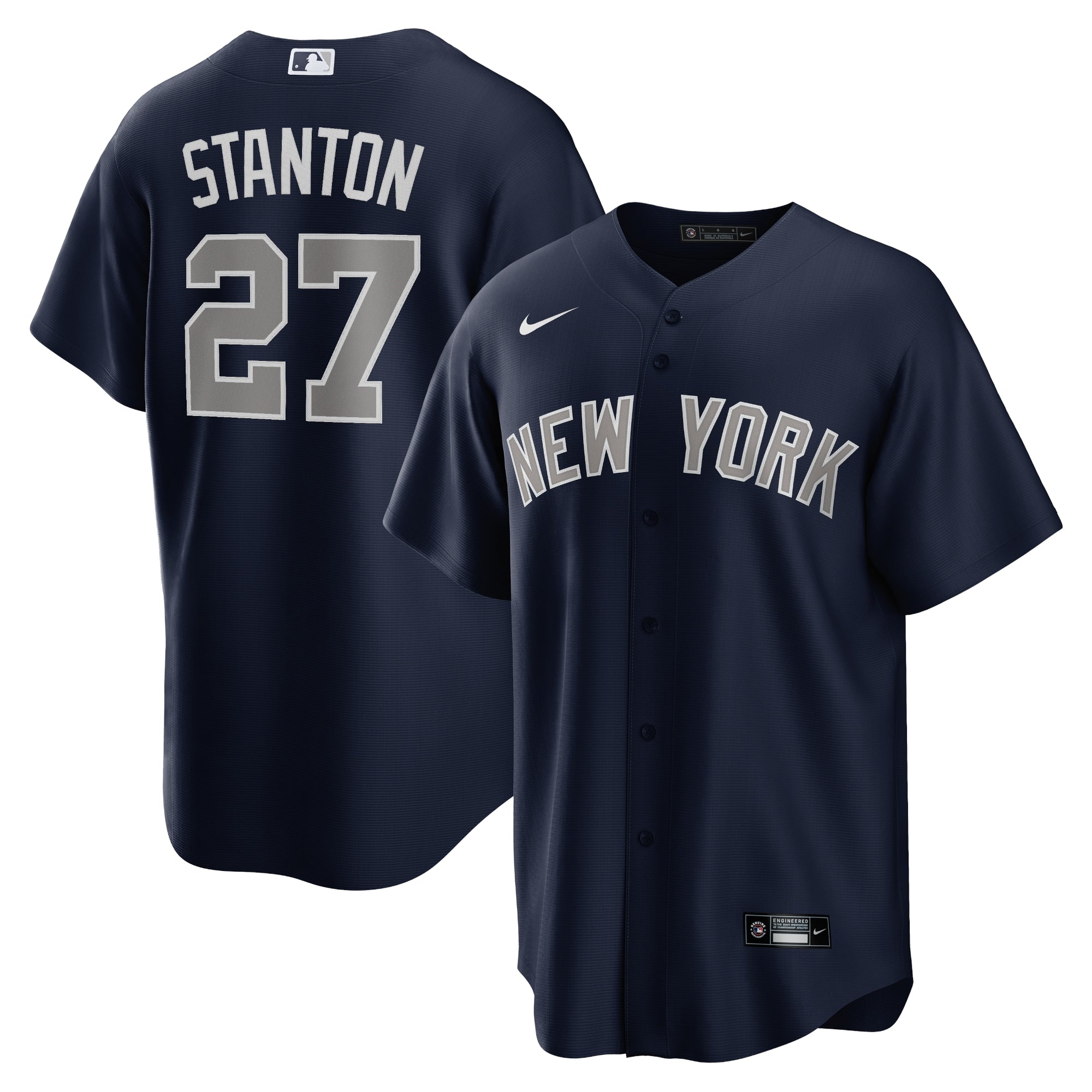 Giancarlo Stanton New York Yankees Nike Home Replica Player Jersey - White/Navy