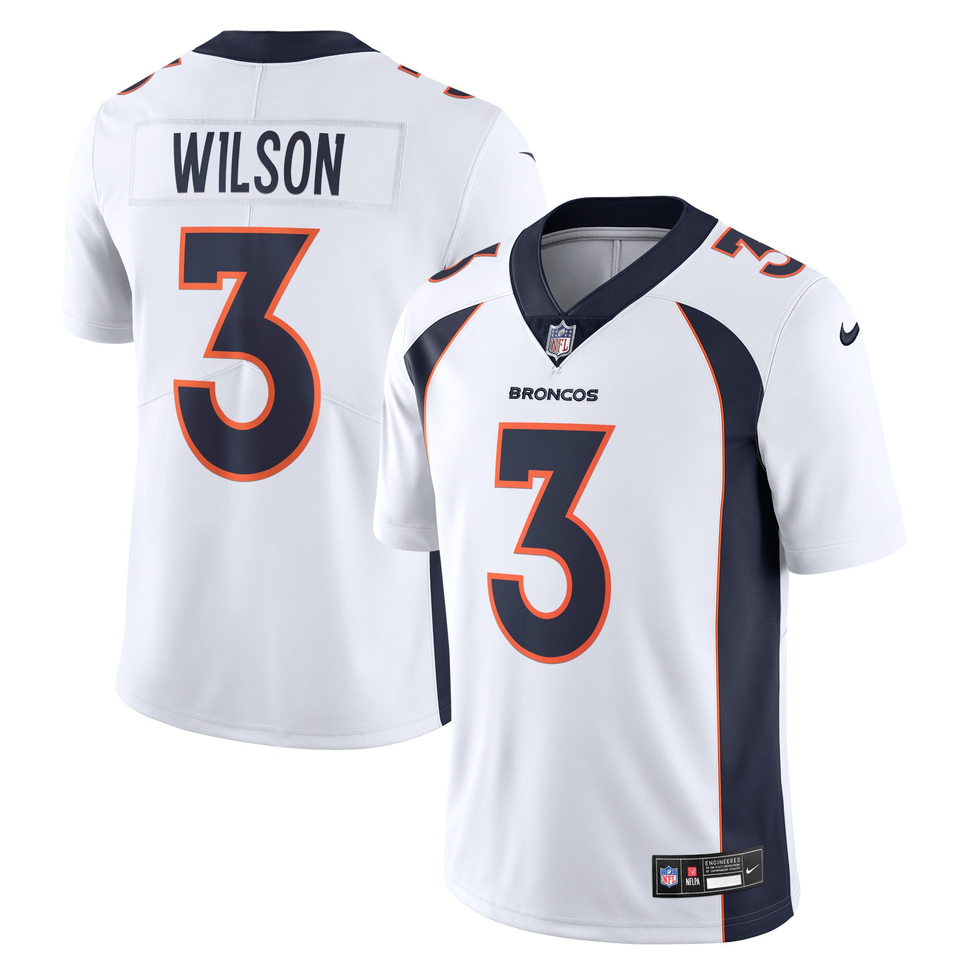 Russell Wilson Denver Broncos Nike  Vapor Untouchable Limited Jersey - Navy/Orange/White