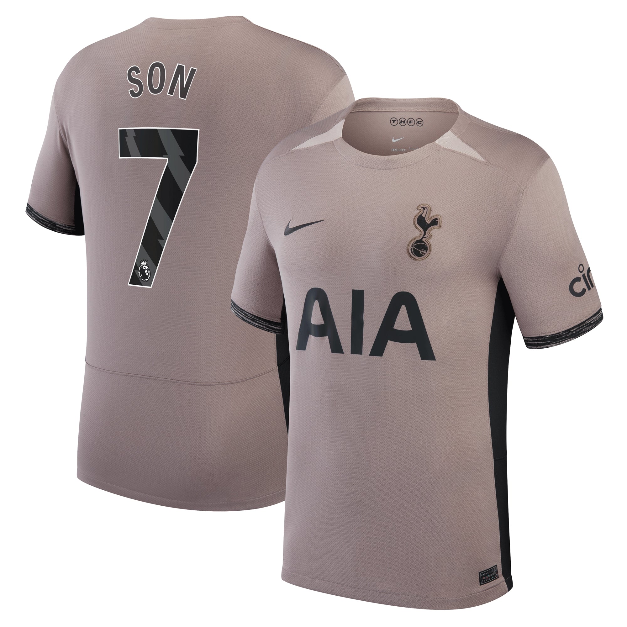 Son Heung-min Tottenham Hotspur Nike Home 2023/24 Replica Player Jersey - White/Tan